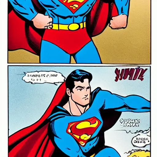 Prompt: superman fighting Shazam