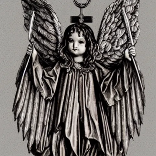 Prompt: Gothic Cherubim