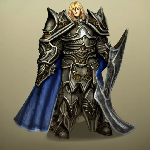 Image similar to arthas in the style of graven tung, concept art