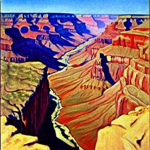 Image similar to Grand Canyon scene by Hopper. FROG! FROG! FROG! FROG!