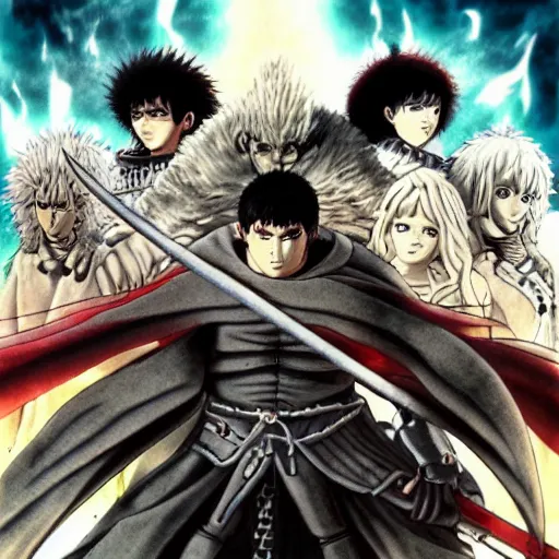 Image similar to berserk