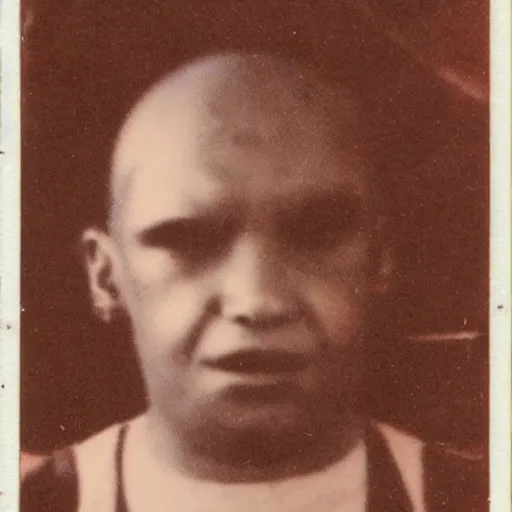 Image similar to poloroid photo of demon