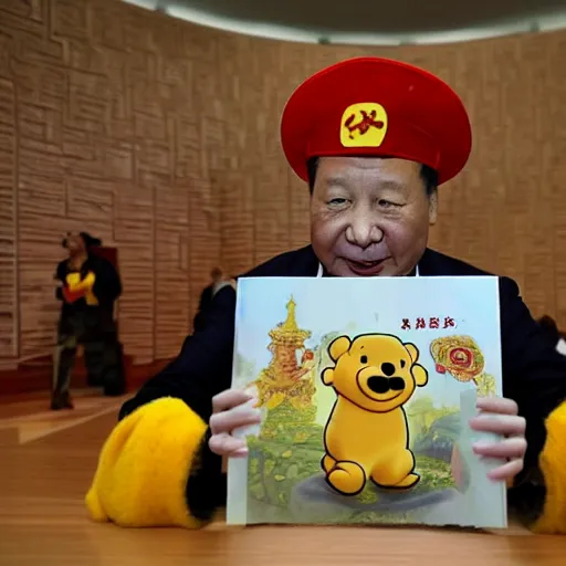 Xi Jinping As Winnie The Poo | Stable Diffusion | OpenArt