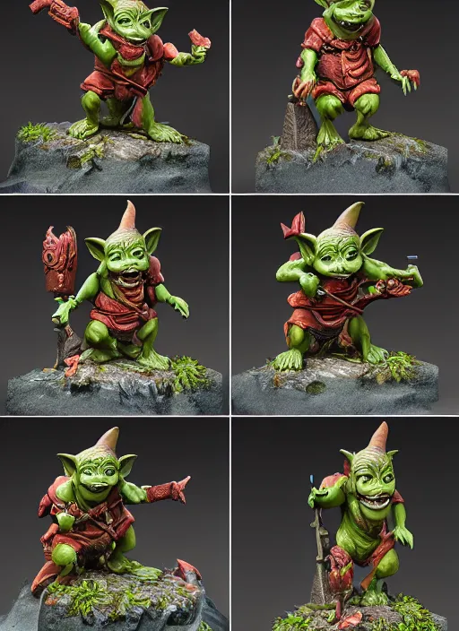 Prompt: 80mm resin detailed miniature of a Goblin, Product Introduction Photos, 4K, Full body