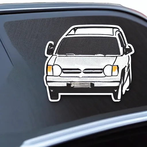 car, laptop sticker Stable Diffusion OpenArt