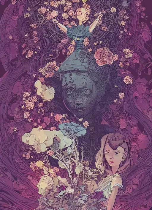 Image similar to a princess in the rose garden by josan gonzalez, katsuhiro otomo, andrew ferez, rule of thirds, beautiful