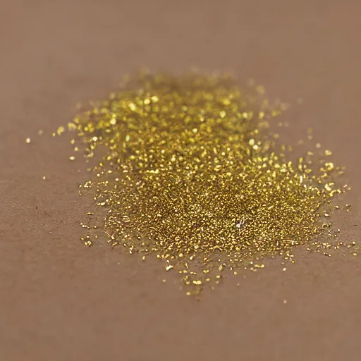 Image similar to gold flakes : : minimal, sleek : :