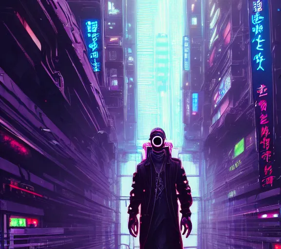 Image similar to a portrait of a cyberpunk netrunner, very very coherent painting, street level neo-Tokyo, in the style of Gustave Doré, 4k, 8k, HD, trending on artstation