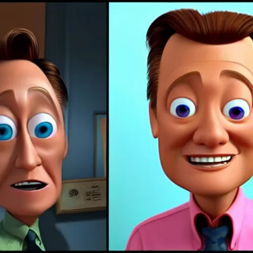 Image similar to Christopher Walken as a Pixar character