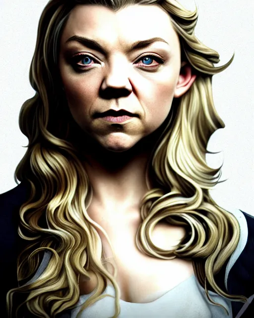 Image similar to natalie dormer, character portrait, portrait, close up, concept art,,,