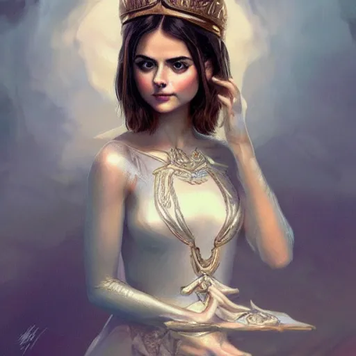 Prompt: a humanoid fox with a face inspired by jenna coleman, intricate, elegant, highly detailed, digital painting, artstation, glamor pose, concept art, smooth, sharp focus, illustration, art by artgerm and greg rutkowski, artey freytag