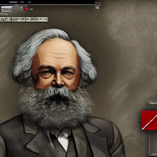 Image similar to Karl marx in cs:go