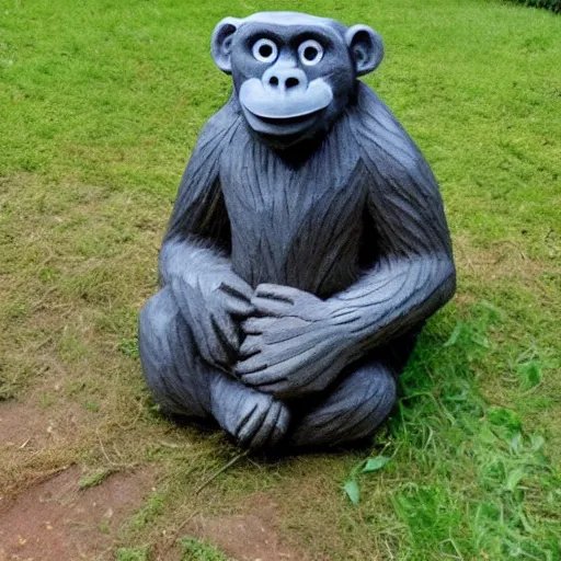 Image similar to potato carved as a monkey