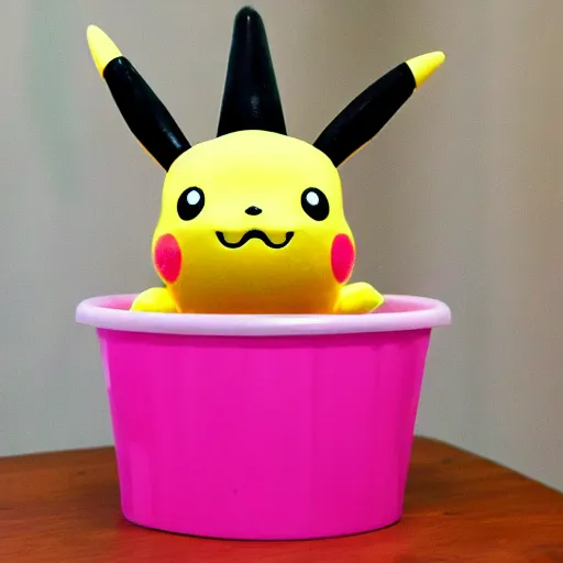 Image similar to cotton candy pikachu