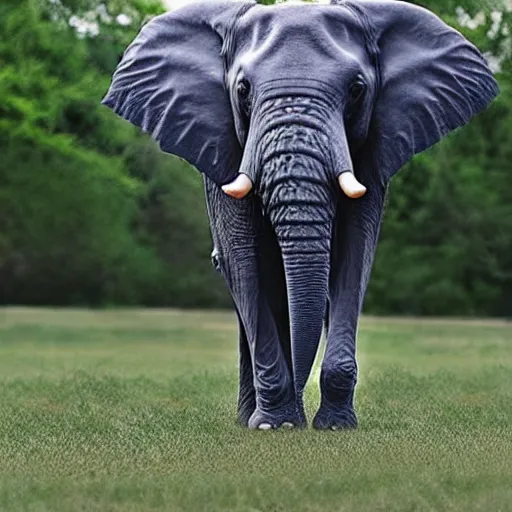 Prompt: photo of a hybrid between an elephant and a great dane