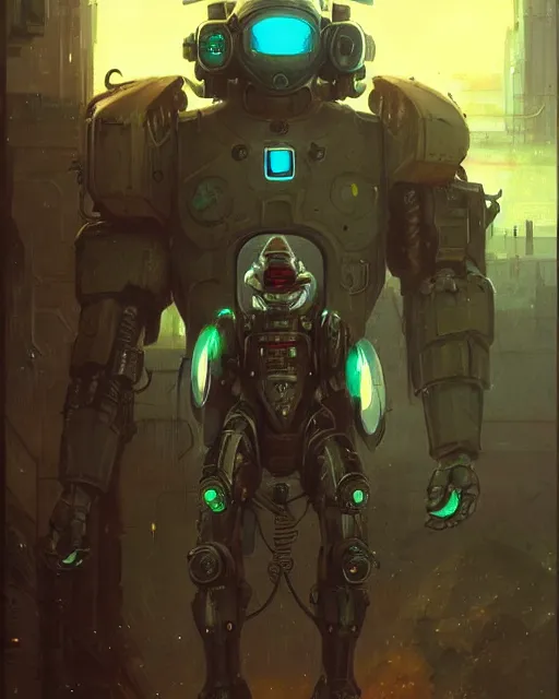 Image similar to luigi in a mech scifi suit with missles and small lights by, fantasy character portrait, ultra realistic, futuristic background by laurie greasley, concept art, intricate details, highly detailed by greg rutkowski, gaston bussiere, craig mullins, simon bisley