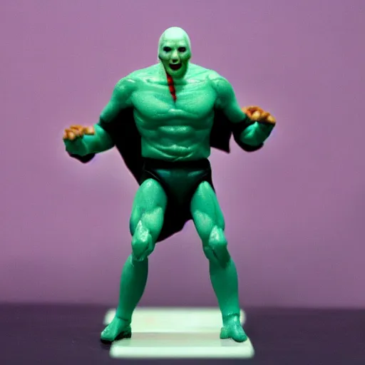 Image similar to voldemort as a wwf hasbro wrestling figure