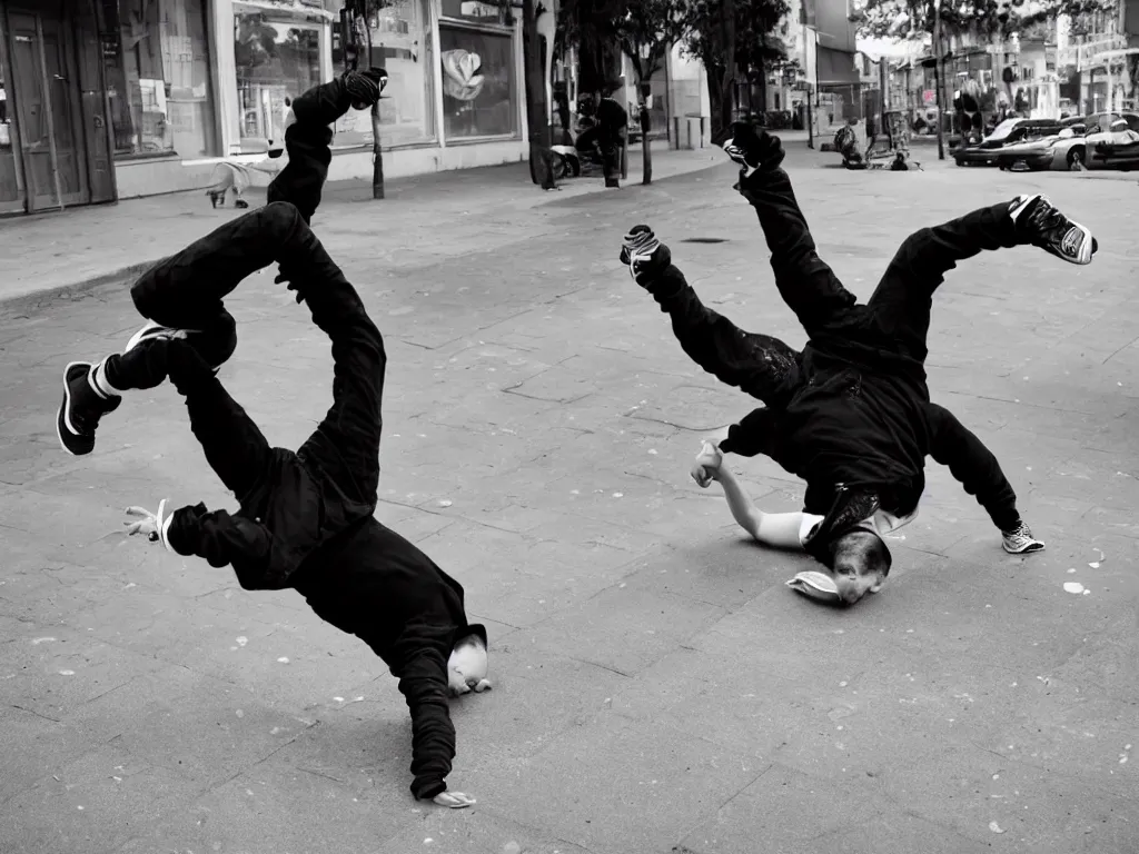 Image similar to breakdancing, breakdancer, street, photo