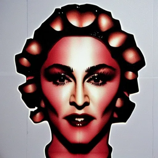 Prompt: madonna made from jello