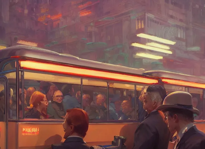 Image similar to an oligarch riding an open coach pulled by crowd of poor people instead of horses in a Mandelbrot fractal modern city by Craig Mullins, ilya kuvshinov, krenz cushart, artgerm trending on artstation by Edward Hopper and Dan Mumford and WLOP and Rutkovsky, Unreal Engine 5, Lumen, Nanite