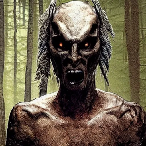 Image similar to a wendigo in the x - files