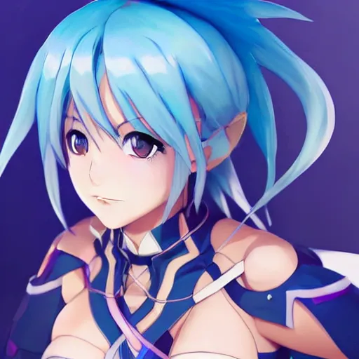 Prompt: beautiful anime art of Aqua from Konosuba by WLOP, rossdraws, Logan Cure, Mingchen Shen, BangkuART, sakimichan, yan gisuka, JeonSeok Lee, zeronis, Chengwei Pan on artstation