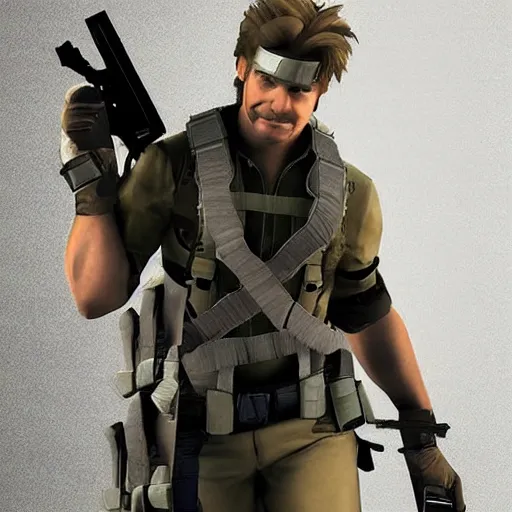 Image similar to Serpent as Solid Snake