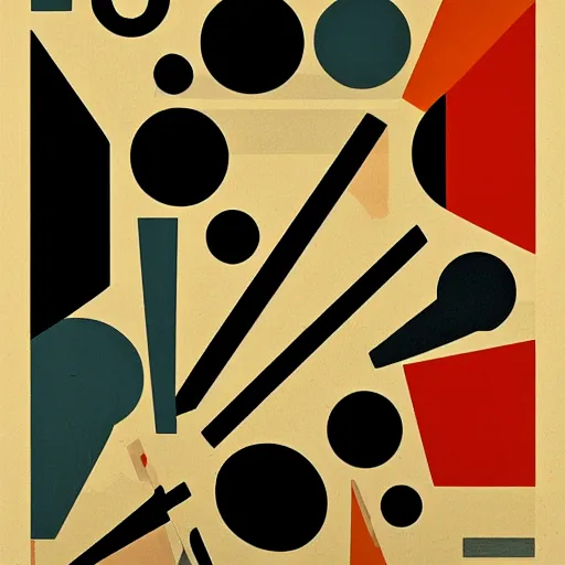 Image similar to abstract gig poster, matte solid geometric shapes, minimalist, grainy, modern, by B.A. Uspensky, Shepard Fairey