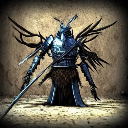 Prompt: Beetle Boss (dark souls style)