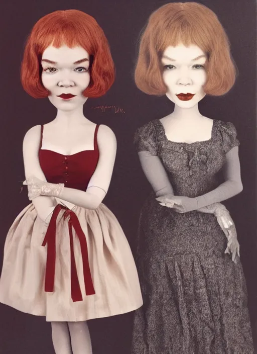 Image similar to a young shirley MacLaine as a mark ryden doll, detailed digital art, trending on Artstation