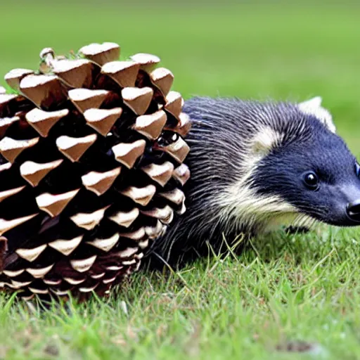 Image similar to hybrid pinecone badger - h 7 0 4