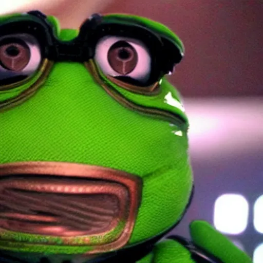 Prompt: robocop pepe the frog