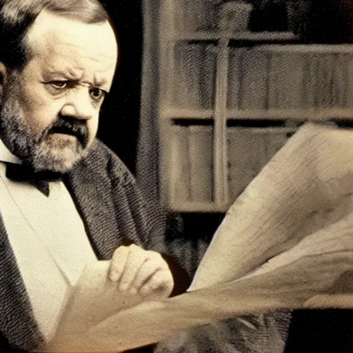 Prompt: louis pasteur in my neighbor totoro