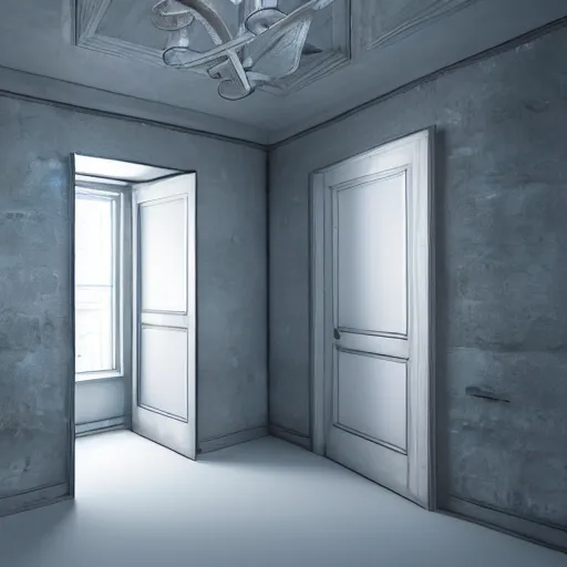 Image similar to a closet leading to narnia, octane render, unreal engine, hyper detailed, volumetric lighting