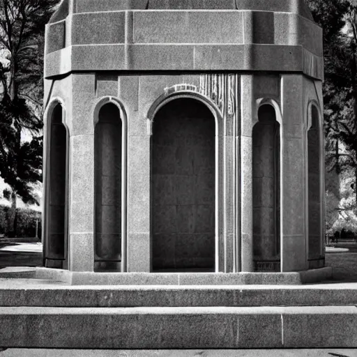 Image similar to “MC Escher mausoleum”