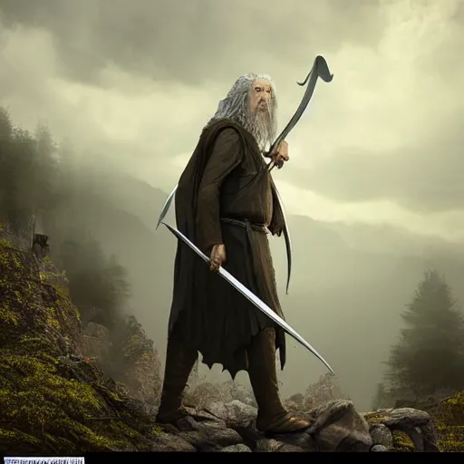 Prompt: jason vorhees as gandalf in lord of the rings, insanely detailed. instagram photo, kodak portra. by wlop, ilya kuvshinov, krenz cushart, greg rutkowski, pixiv. zbrush sculpt, octane, maya, houdini, vfx. cinematic dramatic atmosphere, sharp focus, volumetric lighting.