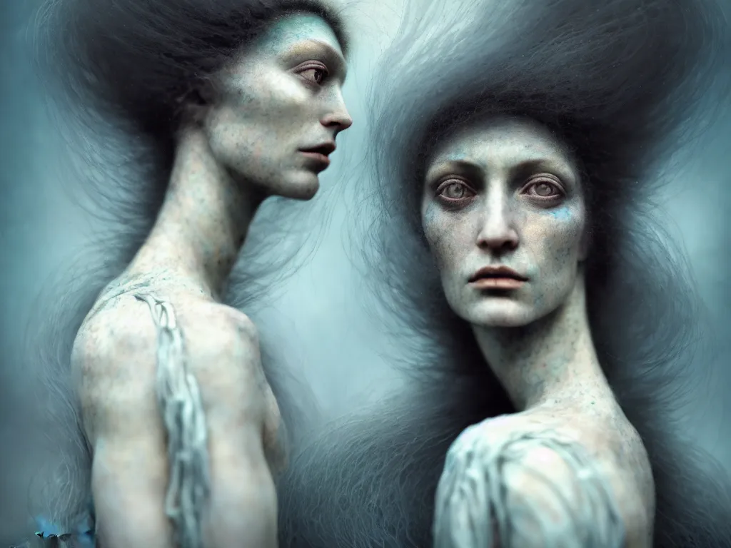 Prompt: kodak portra 4 0 0 portrait by paolo roversi of a dystopian woman like weird marble statue in a scenic dystopian environment, hair floating in air, intricate, elegant, highly detailed, digital art, artstation, concept art, smooth, sharp focus, tomasz alen kopera, peter mohrbacher, donato giancola, tonal colors