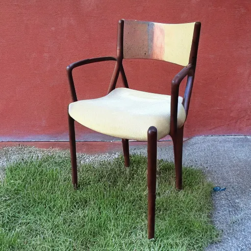 Image similar to A chair made of flesh