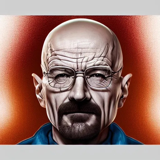 Image similar to walter white clown, au naturel, hyper detailed, digital art, trending in artstation, cinematic lighting, studio quality, smooth render