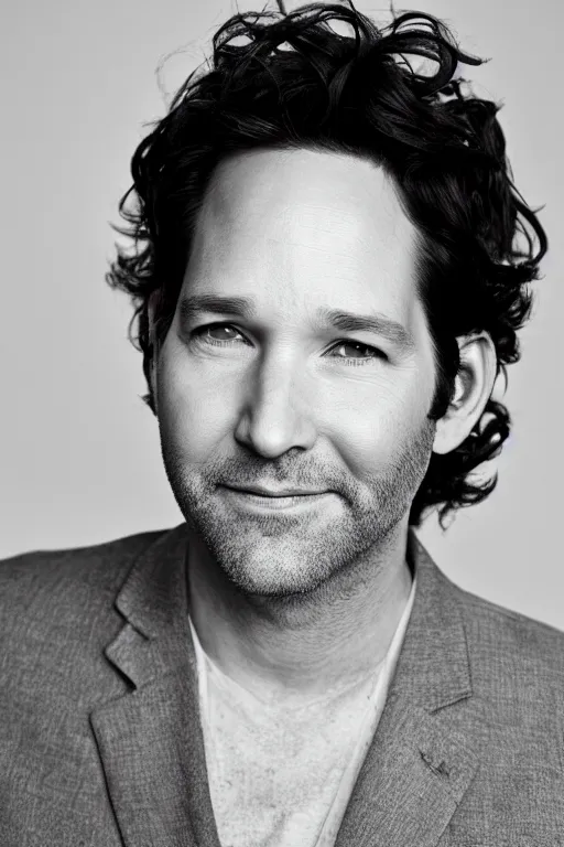 Image similar to portrait photograph of paul rudd