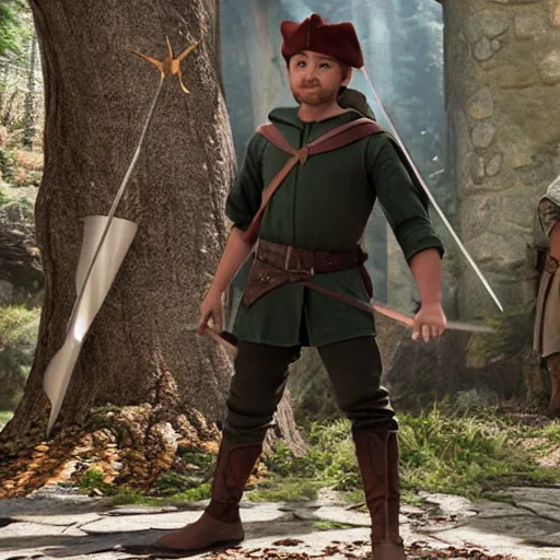 Image similar to disney's robin hood film cgi 3 d