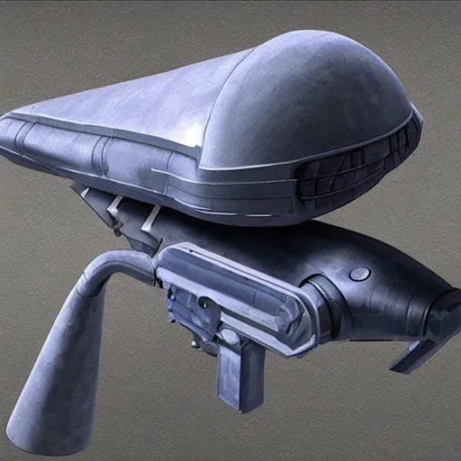 Image similar to hyper - realistic alien weapon with a compartment for organic material