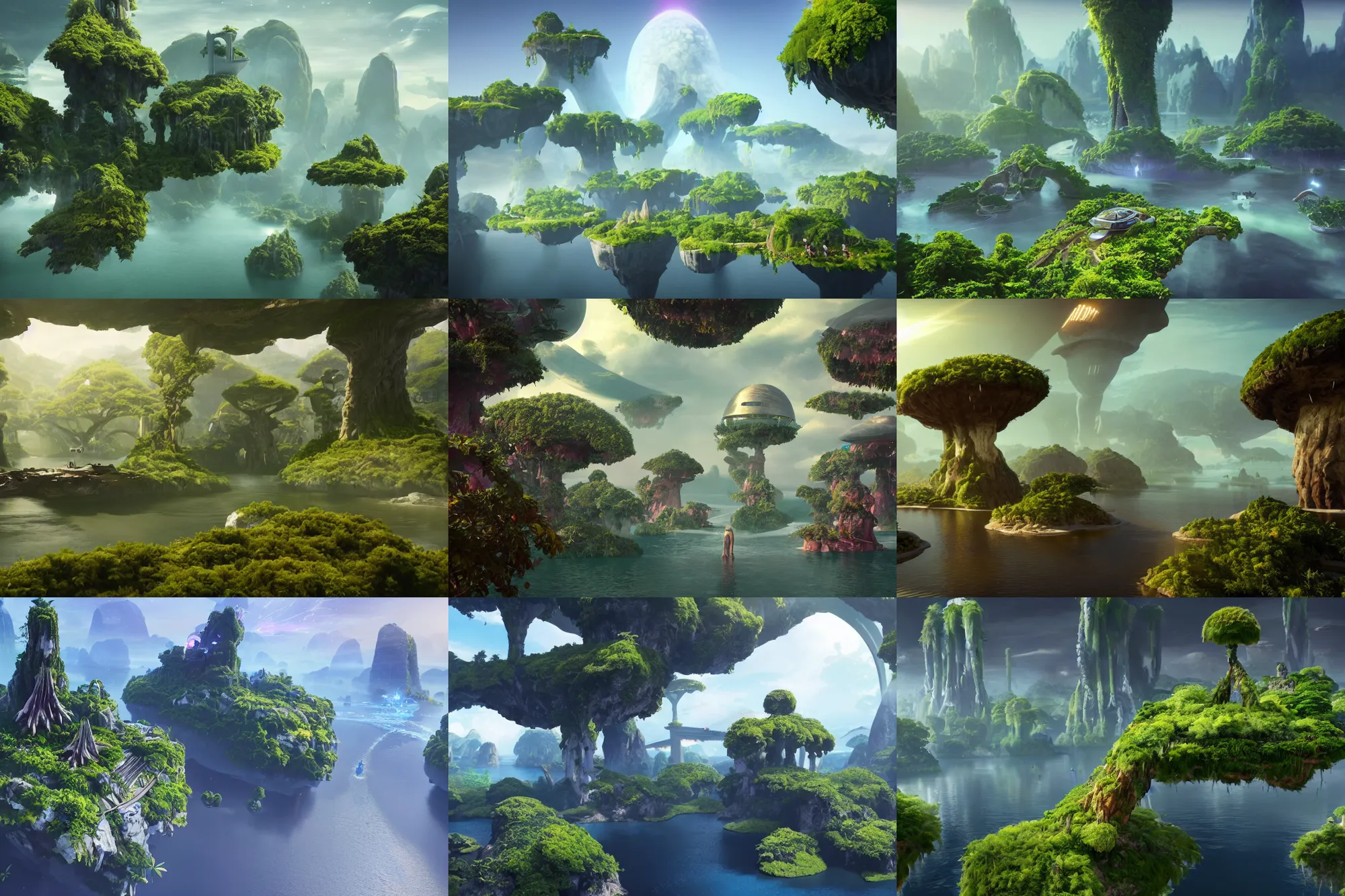 floating islands avatar