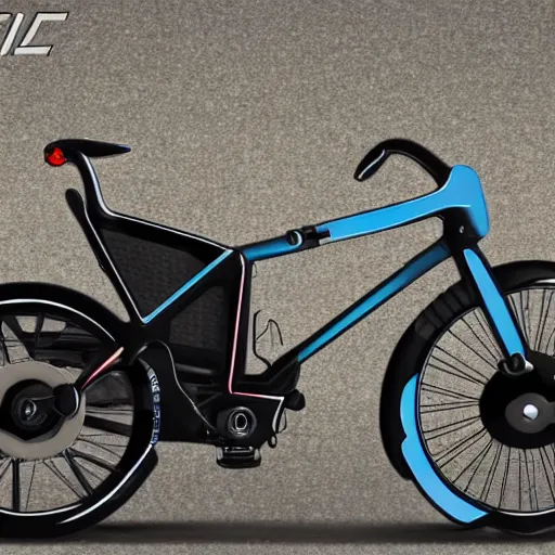 Prompt: nikola tesla designs street bike