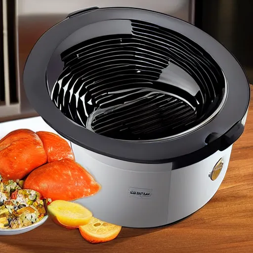Prompt: giant fish bowl toaster