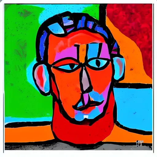 a man painted in the style of! dream abstract | Stable Diffusion | OpenArt