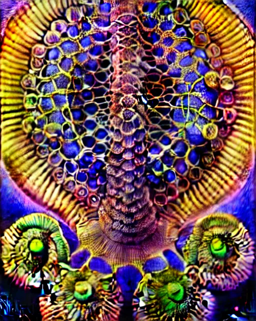 Prompt: poster of corona virus, close up details, intrinsic, drawn by Ernst Haeckel, psilocybin colorful, beeple rendering, written by HP Lovecraft