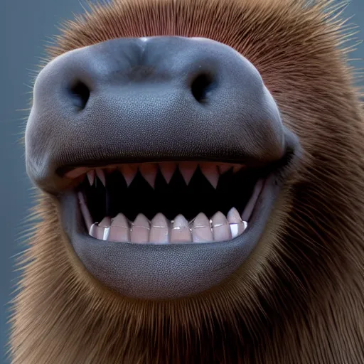 Prompt: hyperrealistic dslr film still of justin bieber with gargantuan capybara teeth, stunning 8 k octane comprehensive 3 d render, inspired by istvan sandorfi & greg rutkowski & unreal engine, perfect facial symmetry, dim volumetric cinematic lighting, extremely hyper - detailed, incredibly real lifelike attributes & flesh texture, intricate, masterpiece, artstation, stunning