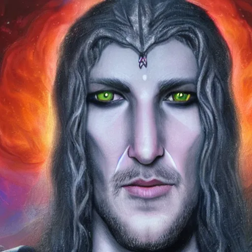 Image similar to the lord of dreams looked exactly how you would imagine him, photorealistic