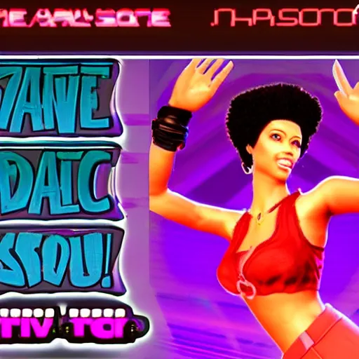 Image similar to Bust A Groove - the most realistic dance game ever created for the funked-up PlayStation generation
